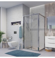 Душевой уголок Niagara Nova NG-62-10A-A80 100x80, прямоугольный, хром