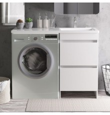 Тумба с раковиной Orange Sistema 110 R с ящиками, под стиральную машину