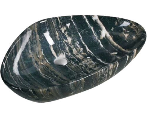 Раковина SantiLine SL-7031 черный мрамор