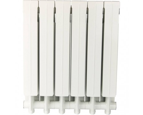 Радиатор алюминиевый Global VOX- R 500 6 секций боковое подключение (белый RAL 9010) VX05001006 (VX05001006)