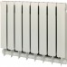 Радиатор биметаллический Global STYLE PLUS 500 8 секций боковое подключение (белый RAL 9010) STP05001008 (STP05001008)