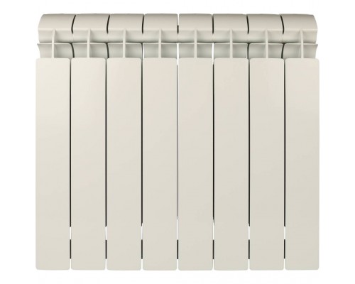 Радиатор биметаллический Global STYLE PLUS 500 8 секций боковое подключение (белый RAL 9010) STP05001008 (STP05001008)