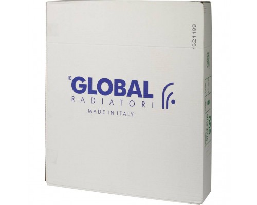 Радиатор биметаллический Global STYLE PLUS 500 8 секций боковое подключение (белый RAL 9010) STP05001008 (STP05001008)