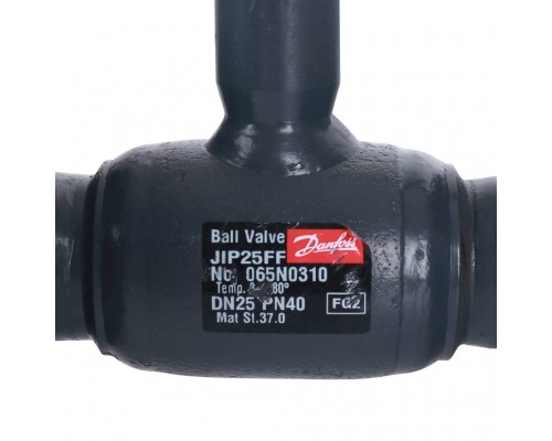 Шаровой кран Danfoss JIP-FF фланцевый Ду 25 (065N0310G(065N0310) (065N5310))