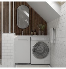 Мебель для ванной комнаты Raval Forte 110 L, под стиральную машину, с кронштейном
