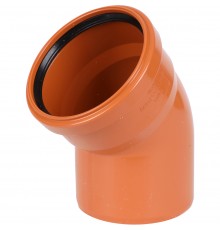 Sinikon 20120.R.B НПВХ 20120.R(20120.I.B)(20120.R.B) НПВХ Отвод D110 x 45° для нар. канализации (20120.R.B)
