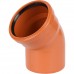 Sinikon 20120.R.B НПВХ 20120.R(20120.I.B)(20120.R.B) НПВХ Отвод D110 x 45° для нар. канализации (20120.R.B)