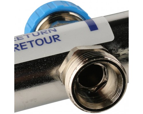 *12081111002 REHAU RAUTHERM S Распределительный коллектор HKV-D на 11 контуров нерж .сталь (без шаровых кранов) (12081111002)