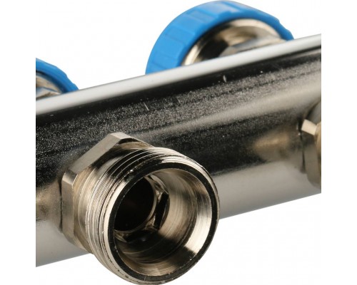 *12081211002 REHAU RAUTHERM S Распределительный коллектор HKV-D на 12 контуров нерж .сталь (без шаровых кранов) (12081211002)