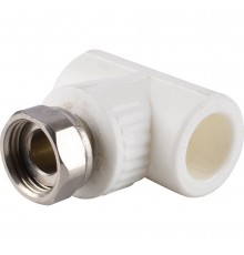 Тройник Kalde комбинированный с накидной гайкой 20х1/2 (3222-tut-200b00)