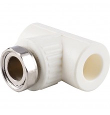 Тройник Kalde комбинированный с накидной гайкой 20х3/4 (3222-tut-200c00)