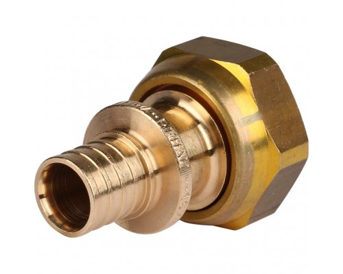 Переходник REHAU RAUTITAN с накидной гайкой 16-G 3/4 RX+ для труб из сшитого полиэтилена аксиальный (14563361001)