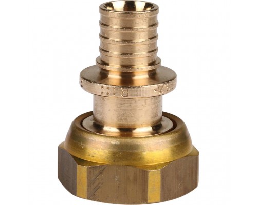 Переходник REHAU RAUTITAN с накидной гайкой 16-G 3/4 RX+ для труб из сшитого полиэтилена аксиальный (14563361001)