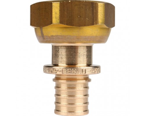 Переходник REHAU RAUTITAN с накидной гайкой 16-G 3/4 RX+ для труб из сшитого полиэтилена аксиальный (14563361001)