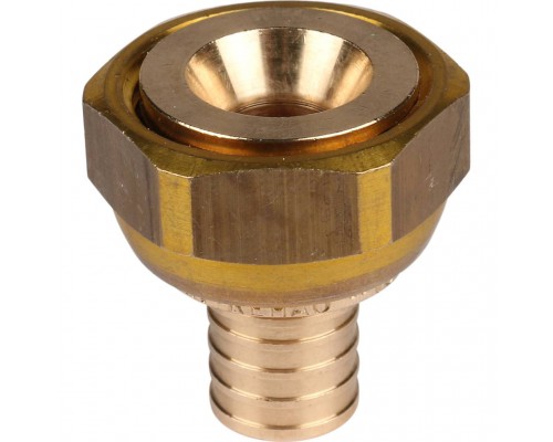 Переходник REHAU RAUTITAN с накидной гайкой 16-G 3/4 RX+ для труб из сшитого полиэтилена аксиальный (14563361001)