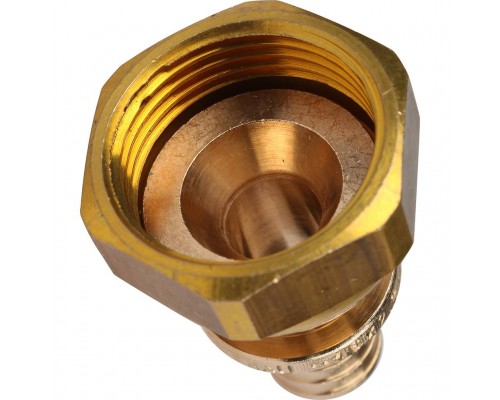 Переходник REHAU RAUTITAN с накидной гайкой 16-G 3/4 RX+ для труб из сшитого полиэтилена аксиальный (14563361001)