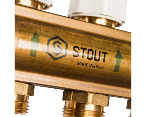 Распределительный коллектор из латуни с расходомерами STOUT 12 выходов (SMB 0473 000012) Распределительный коллектор из латуни с расходомерами STOUT 12 выходов (SMB 0473 000012)