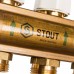 Распределительный коллектор из латуни с расходомерами STOUT 12 выходов (SMB 0473 000012)