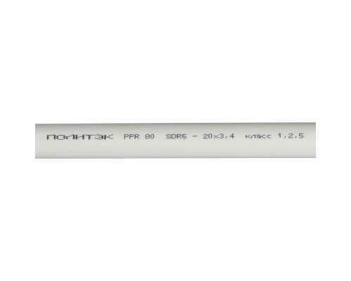 Труба полипропиленовая Политэк d=20x3,4 (PN 20) (Длина: 4 м) (9002020034)
