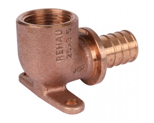 *14563611001(13661021008) REHAU RAUTITAN Угольник настенный с внутр. резьбой 25-Rp 3/4 RX+ для труб из сшитого полиэтилена аксиальный (14563611001)