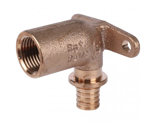 Угольник настенный REHAU RAUTITAN 16-Rp 1/2 RX+ с длинным патрубком, внутр. резьба для труб из полиэтилена аксиальный (14563621001)