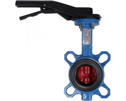 Затвор поворотно-дисковый Tecofi VPI4448 DN 50 PN 16 межфланцевый с ручкой из чугуна EPDM (VPI4448-02EP0050)