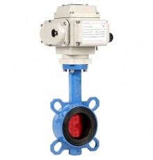 Затвор поворотно-дисковый Tecofi VPI4448 DN 65 PN 16 межфланцевый из чугуна EPDM с эл. приводом Tecofi 1Ф-230V (VPI4448-N24EP0065)
