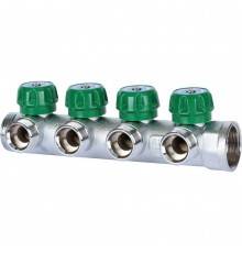 Коллектор регулирующий STOUT 1 , 4 отвода 3/4  ЕК SMB-6850-013404 (SMB-6850-013404)