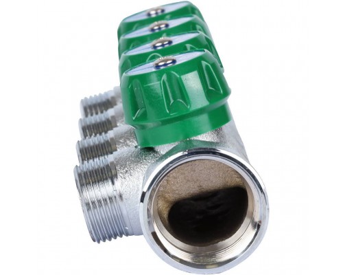 Коллектор регулирующий STOUT 1 , 4 отвода 3/4  ЕК SMB-6850-013404 (SMB-6850-013404)