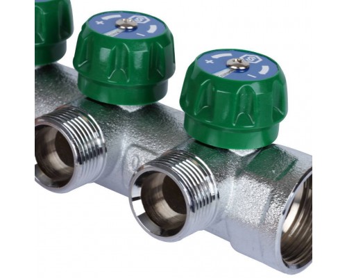 Коллектор регулирующий STOUT 1 , 4 отвода 3/4  ЕК SMB-6850-013404 (SMB-6850-013404)