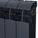 Радиатор биметаллический Global STYLE PLUS 500 4 секции боковое подключение (цвет cod.07 grigio scuro opaco mettalizzato 2748 (черный)) 155264 (155264)