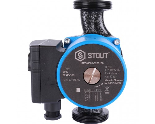 Насос циркуляционный STOUT 32/60-180 SPC-0001-3260180 (SPC-0001-3260180)