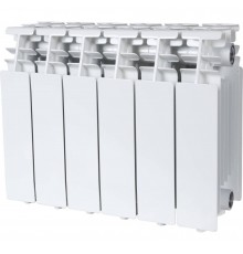 Радиатор алюминиевый Global VOX- R 350 6 секций боковое подключение (2748 cod.07 темно-серый матовый металлик) 184369 (184369)