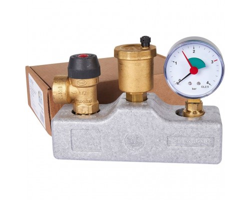 Группа безопасности котла STOUT 1 (до 50 кВт) (в теплоизоляции) (503.528) SVS-0040-055032 (SVS-0040-055032)