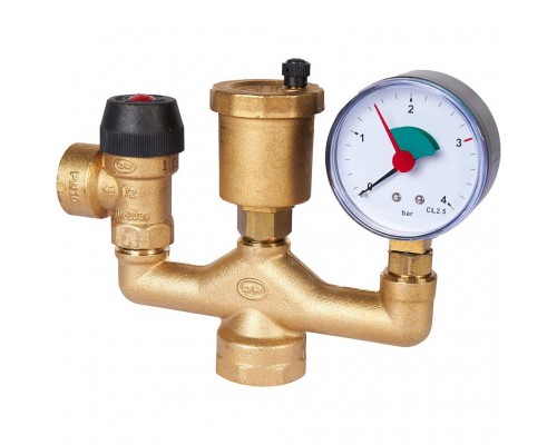 Группа безопасности котла STOUT 1 (до 50 кВт) (в теплоизоляции) (503.528) SVS-0040-055032 (SVS-0040-055032)