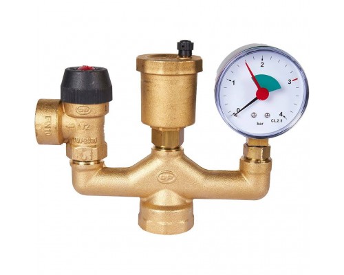 Группа безопасности котла STOUT 1 (до 50 кВт) (в теплоизоляции) (503.528) SVS-0040-055032 (SVS-0040-055032)