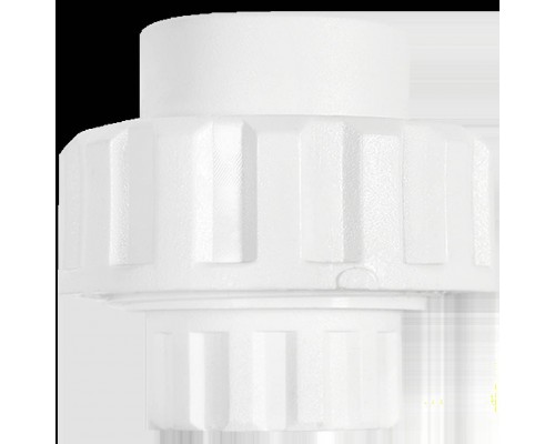 Муфта разъемная Pro Aqua d= 25 PP-R пластиковая Белая PN 10 (PA19010)