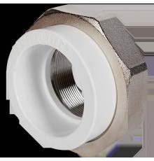 Муфта комбинированная Pro Aqua d=75-2.1/2 PP-R разъемная (американка) ВР Белая (PA20026)