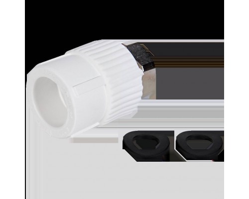Муфта Pro Aqua d=25-3/4 PP-R с накидной гайкой Белая (PA29014)
