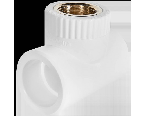 Тройник комбинированный Pro Aqua d=32-3/4 PP-R ВР Белый (PA24016P)