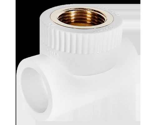 Тройник комбинированный Pro Aqua d=32-1 PP-R ВР Белый (PA24018P) Тройник комбинированный Pro Aqua d=32-1 PP-R ВР Белый (PA24018P)