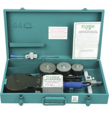 Сварочный аппарат CANDAN CM-04 SET (1000+1000 Вт) + комплект матриц 50-75 (110) мм в ящике (CM-04 SET)