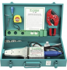 Сварочный аппарат CANDAN CM-06 SET (750+750 Вт) + комплект матриц 20-40 (63) мм в ящике (CM-06 SET)