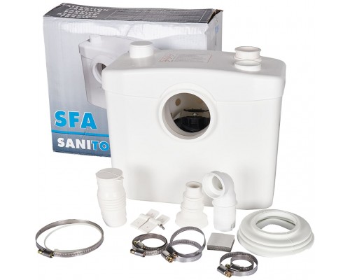 Компактный насос-измельчитель SFA SANITOP, 2 подкл, Tmax-50°C (X10)