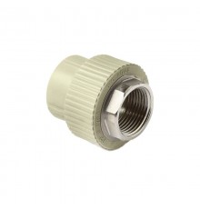 Муфта комбинированная Pro Aqua d=40-1.1/4 PP-R под ключ ВР Серая (PA22520PG)