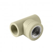 Тройник комбинированный Pro Aqua d=32-1 PP-R ВР Серый (PA24018PG)