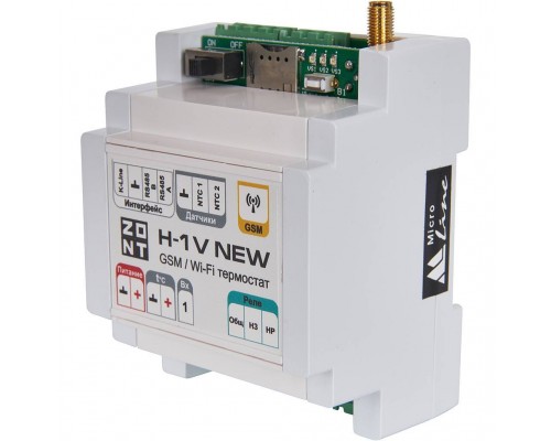 Термостат ZONT H-1V New GSM-Climate с GSM-модулем и адаптером 220/12 В ML00005890 (ML00005890) Термостат ZONT H-1V New GSM-Climate с GSM-модулем и адаптером 220/12 В ML00005890 (ML00005890)