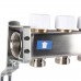 Коллектор из нержавеющей стали без расходомеров ROMMER 9 выходов (RMS-3200-000009)