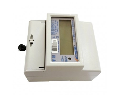 Счётчик электрической энергии однофазный электронный «Пульсар» 1Тш-1/2-5/60-1-3-0 многотарифный, ЖКИ, 60А, RS485, без кнопки, МПИ 16лет, гарантия 7лет (Н00015937)