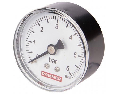 Манометр аксиальный ROMMER 50 мм 1/4 (RIM-0009-500608) Манометр аксиальный ROMMER 50 мм 1/4 (RIM-0009-500608)